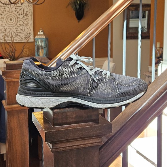 ASICS Men’s Gel Nimbus 20 Running Shoes, Gray/Black, Sz 13 - Picture 7 of 16